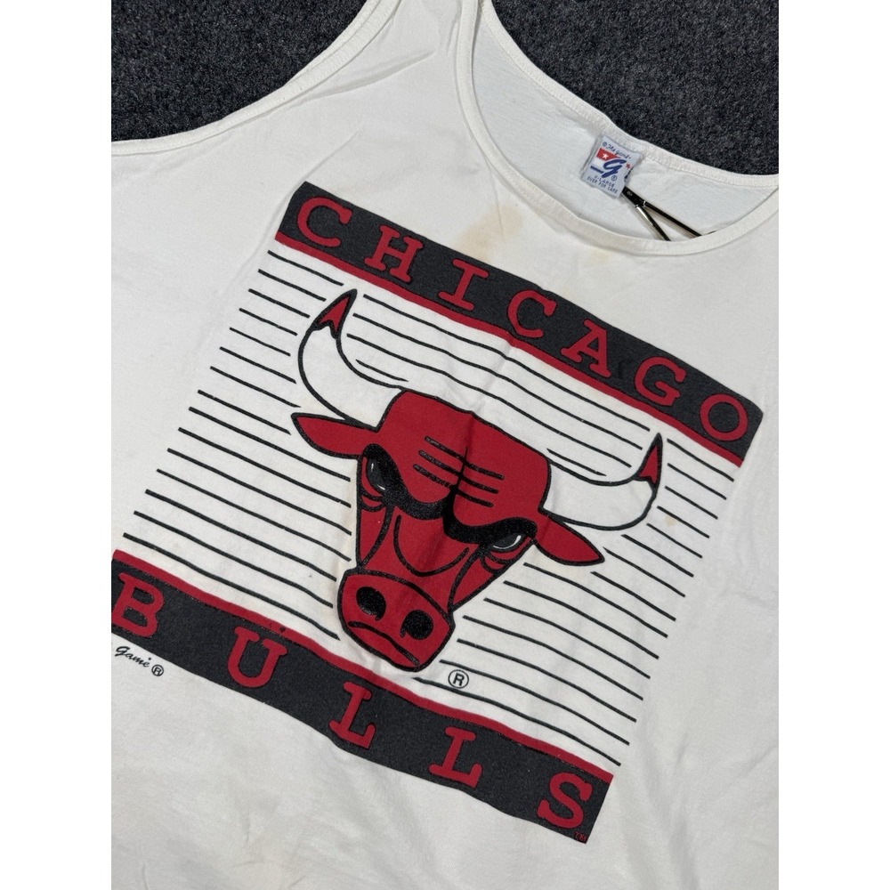 VTG Chicago Bulls Tank Top XL Made In USA Single Stitch NBA 90s Jordan Era